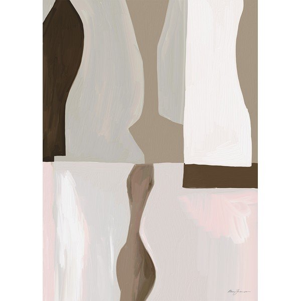 Plakát 50x70 cm Pastels en Forme – Anna Johansson – The Poster Club