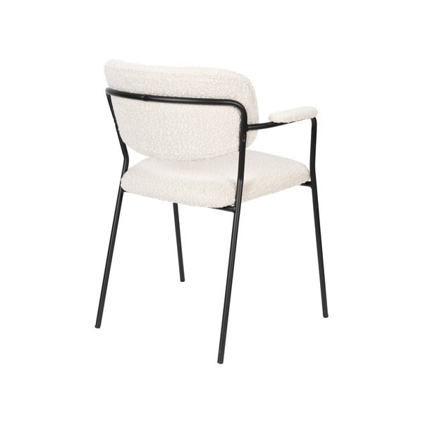 Bílé jídelní židle v sadě 2 ks Jolien – White Label-image-4