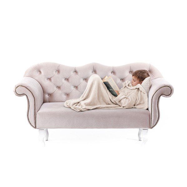 Béžová dětská televizní deka s rukávy DecoKing Lazykids-image-4