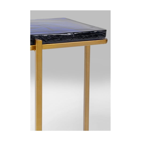 Odkládací stolek ve zlaté barvě Kare Design Lagoon, výška 50 cm-image-3