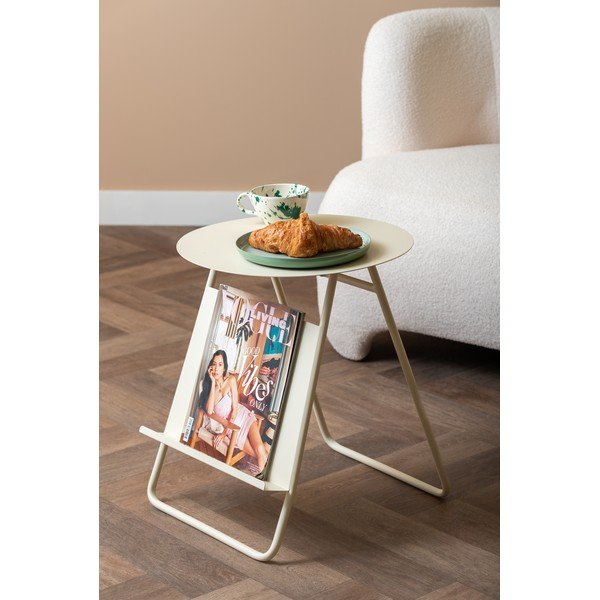 Kovový kulatý odkládací stolek ø 40 cm Esencia – Leitmotiv-image-1