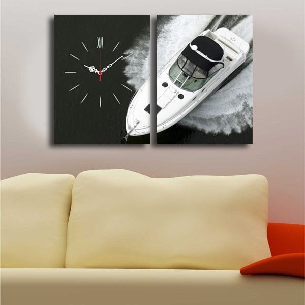Obrazové hodiny Na lodi
