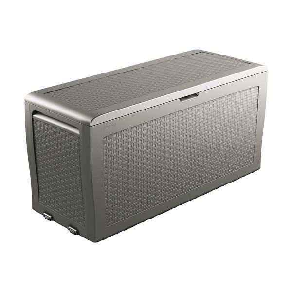 Světle hnědý plastový zahradní úložný box Samoa – Keter-image-2