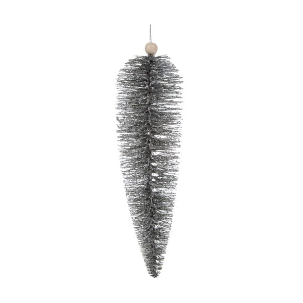Závěsná ozdoba ve stříbrné barvě Dakls, délka 22 cm