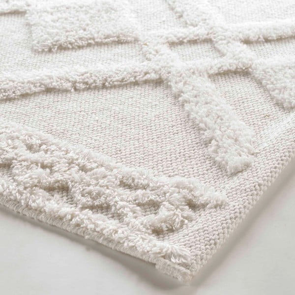 Bílá koupelnová předložka 50x80 cm Gladis – douceur d'intérieur-image-2