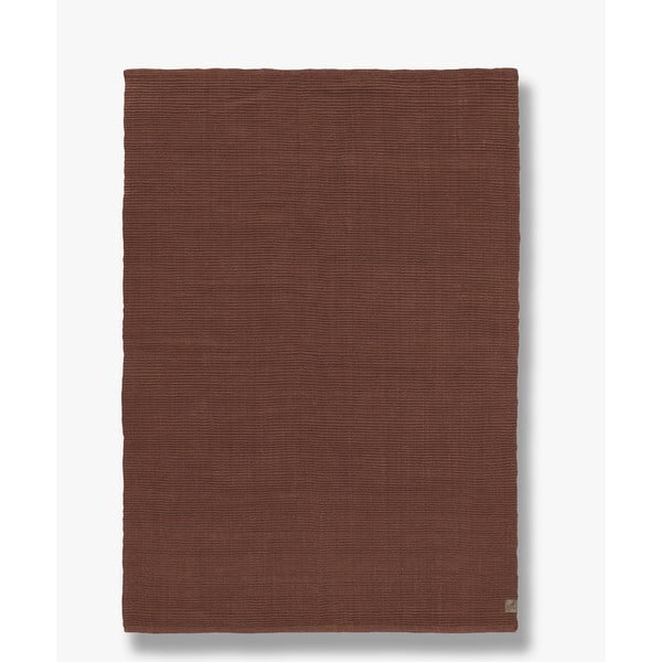 Hnědý jutový koberec běhoun 70x150 cm Ribbon – Mette Ditmer Denmark