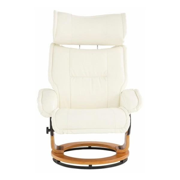 Set krémového křesla a podnožky Støraa Roubaix-image-2