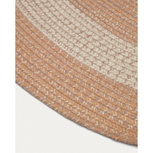 Broskvový vnitřní a venkovní koberec z recyklovaných vláken 160x230 cm Leeith – Kave Home-image-4