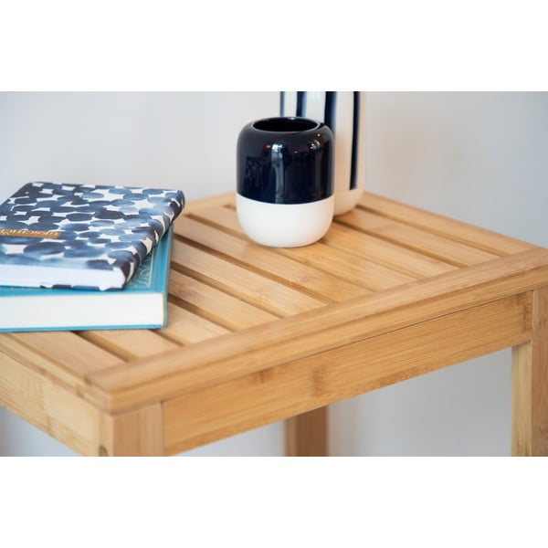 Bambusový odkládací stolek Wenko Bamboo-image-4