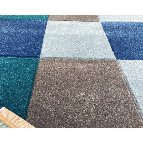 Modrý dětský koberec Happy Rugs Patchwork, 120 x 180 cm-image-1