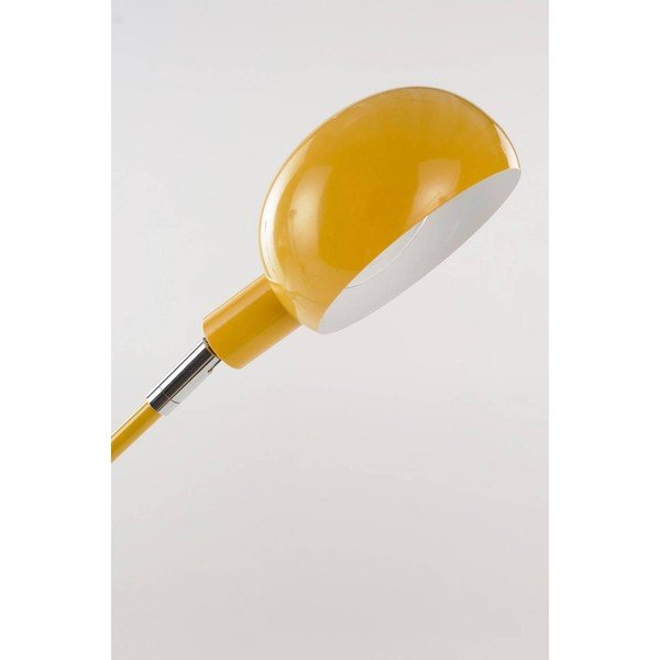 Žlutá kovová stojací lampa s ohybatelnou konstrukcí (výška 146 cm) Lincon – Jotex-image-4