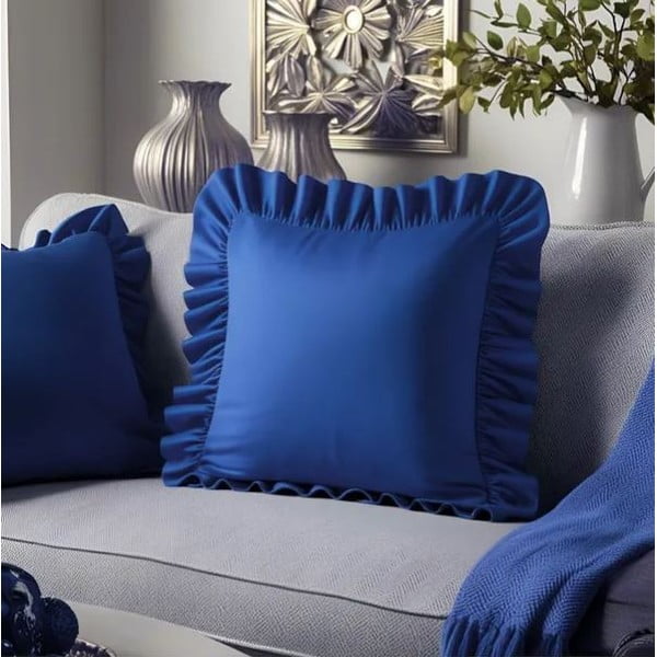 Povlak na polštář s příměsí bavlny 40x40 cm Ruffled – Mila Home-image-1