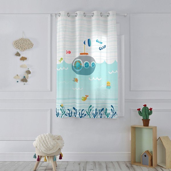 Dětský bavlněný závěs Moshi Moshi Sea Life, 135 x 180 cm-image-1