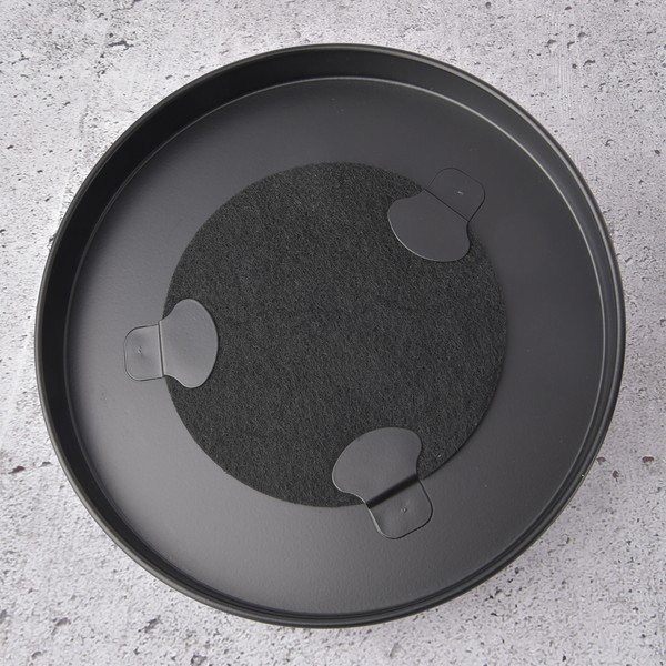 Černá nádoba na kompostovatelný odpad 8 l BLACK – Orion-image-4