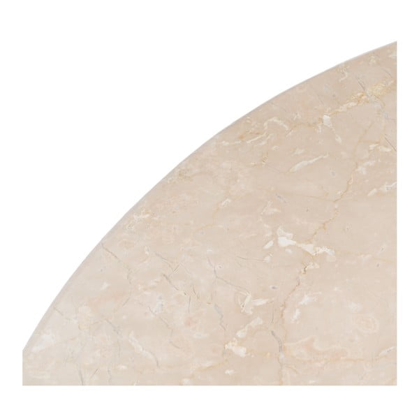 Kulatý jídelní stůl s mramorovou deskou  ø 120 cm – Ixia-image-3