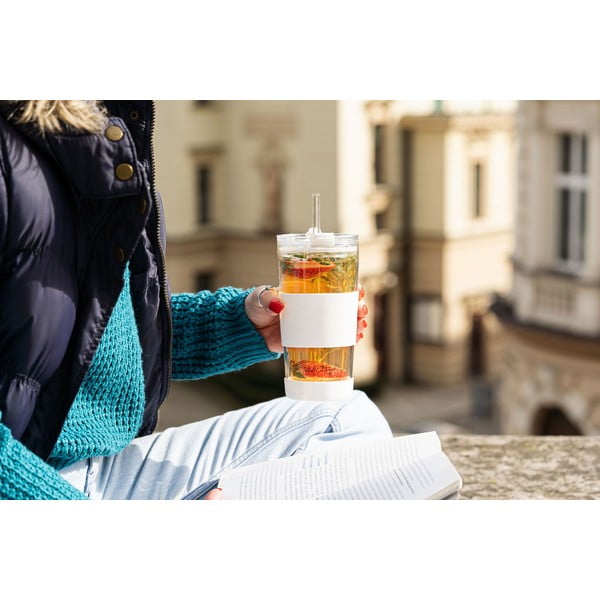 Bílý termo hrnek 600 ml Fuori – Vialli Design-image-2