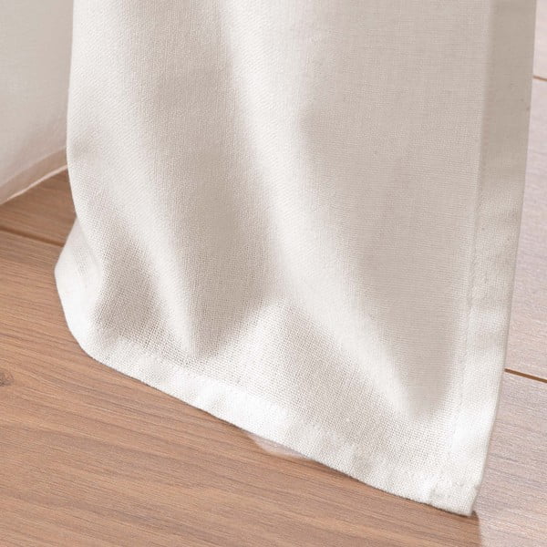 Bílý/béžový závěs s příměsí bavlny 140x240 cm Altea – douceur d'intérieur-image-4