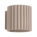 Taupe nástěnné svítidlo ø 10 cm Zora – Sollux