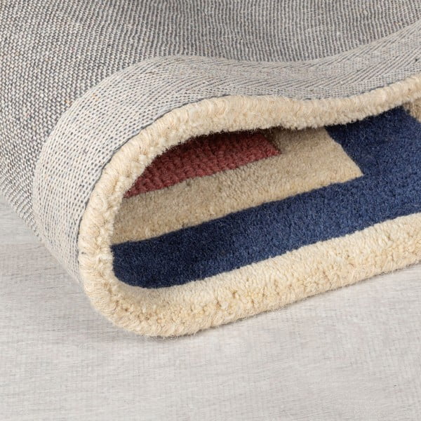 Ručně tkaný vlněný koberec 120x170 cm Retro Blocks – Flair Rugs-image-2