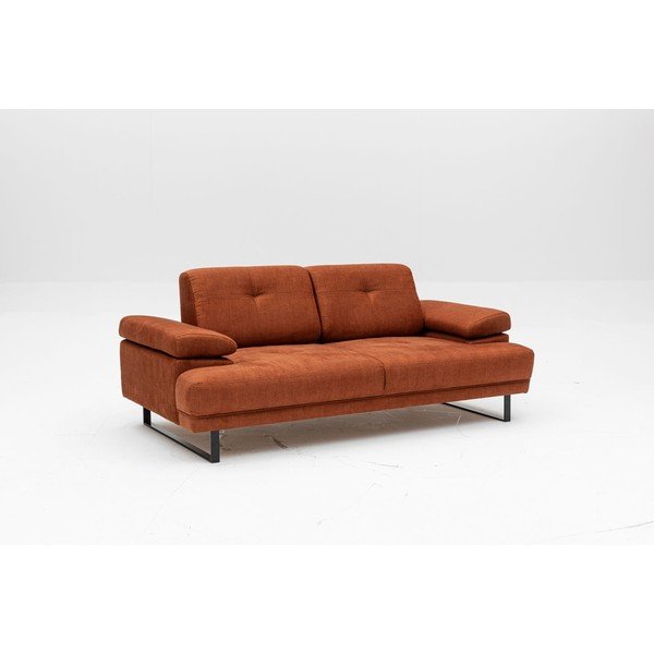 Oranžová pohovka 199 cm Mustang – Balcab Home-image-2