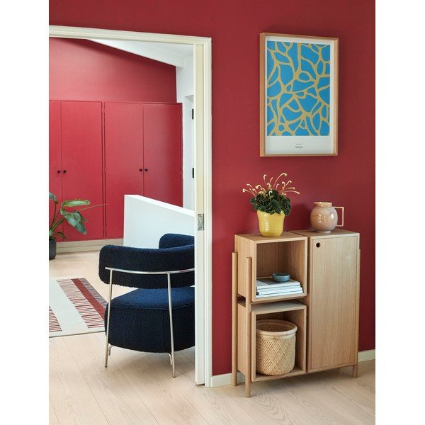 Sada 2 žlutých keramických květináčů Hübsch Tina-image-1