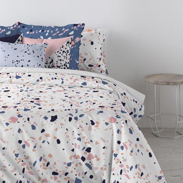 Bavlněný povlak na peřinu Blanc Terrazzo, 140 x 200 cm-image-3