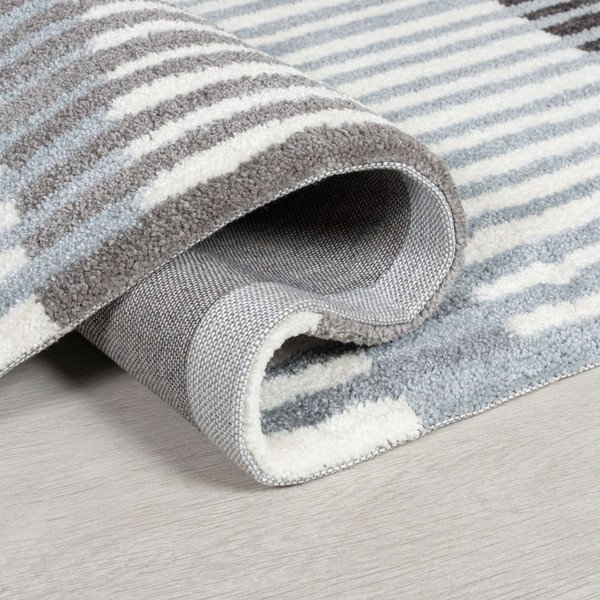 Šedý koberec Flair Rugs Linear Stripe, 160 x 230 cm-image-1