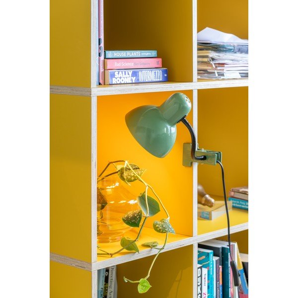 Zelená kovová stolní lampa (výška 33,5 cm) New Retro – Leitmotiv-image-1