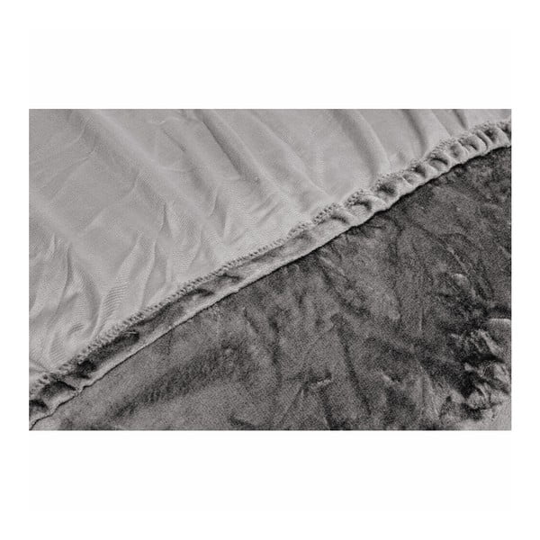 Šedé mikroplyšové prostěradlo My House, 180 x 200 cm-image-2