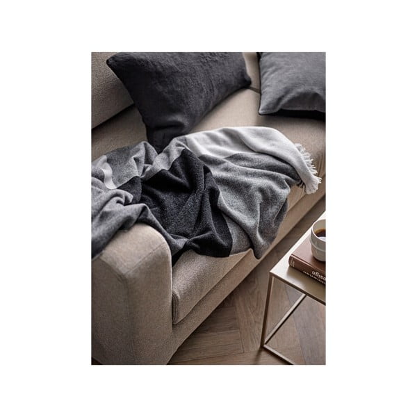 Šedá vlněná deka 130x200 cm Merino – Södahl-image-1