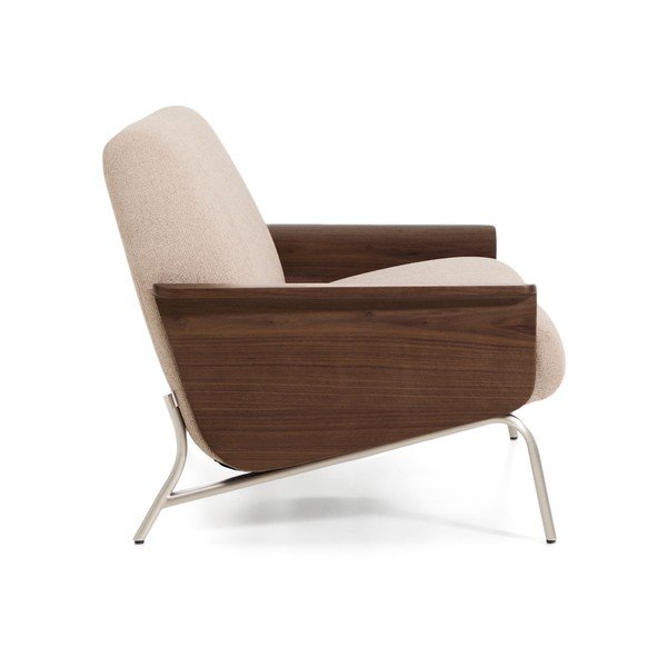 Světle hnědá žinylková pohovka 205 cm Amsen – Kave Home-image-3