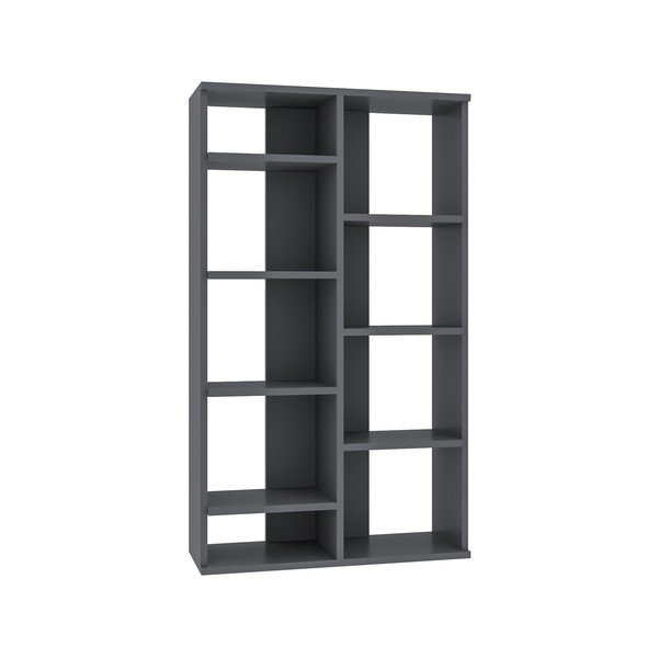 Antracitová knihovna 72x124 cm Keota – Kalune Design