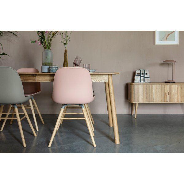 Světle růžové jídelní židle v sadě 2 ks Albert – Zuiver-image-2