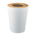 Bílý odpadkový koš YAMAZAKI Rin Round