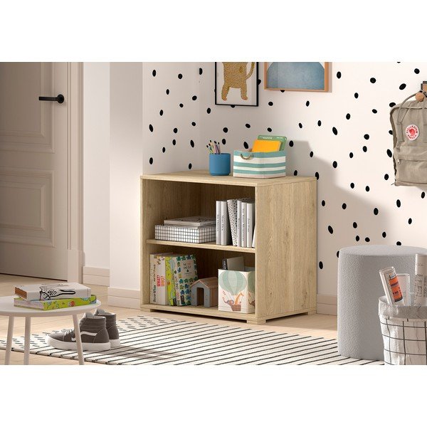 Dětská knihovna v přírodní barvě 68x62x43 cm Sam – Vipack-image-1