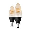 Filamentové smart žárovky v sadě 2 ks E14, 5 W White ambiance – Philips Hue