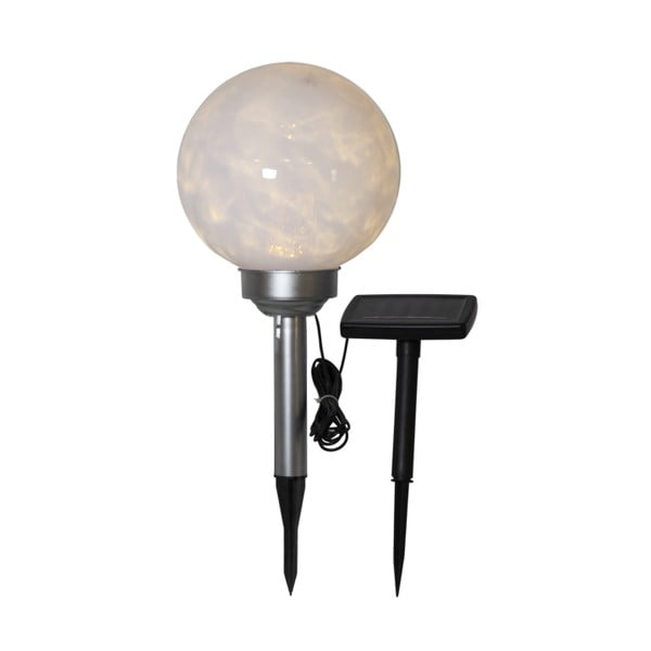 Venkovní kulaté solární LED svítidlo Star Trading Luna, ø 20 cm