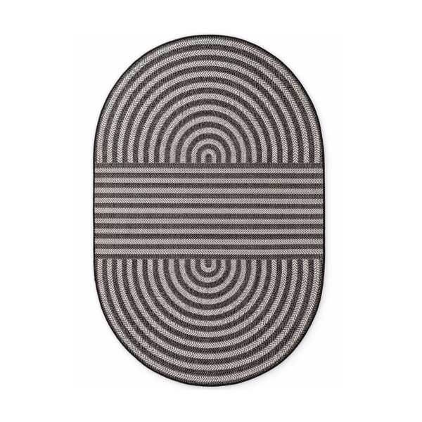 Černý/krémový vnitřní a venkovní koberec 160x230 cm Haringey Woodfield – Ted Baker