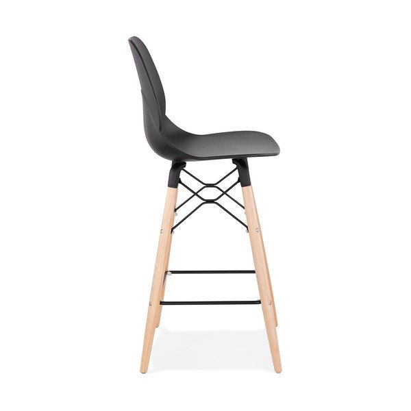 Černá barová židle Kokoon Marcel Mini, výška sedu 68 cm-image-2