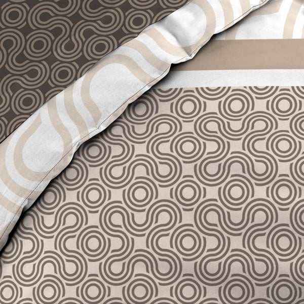 Hnědé bavlněné povlečení na dvoulůžko/prodloužené s prostěradlem/6dílné 240x220 cm Pacha – douceur d'intérieur-image-2