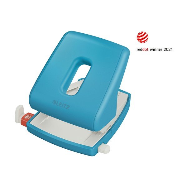 Modrá kancelářská děrovačka Leitz Cosy-image-2