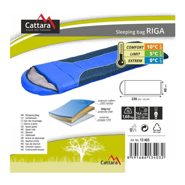 Dekový spací pytel Cattara Riga-image-2