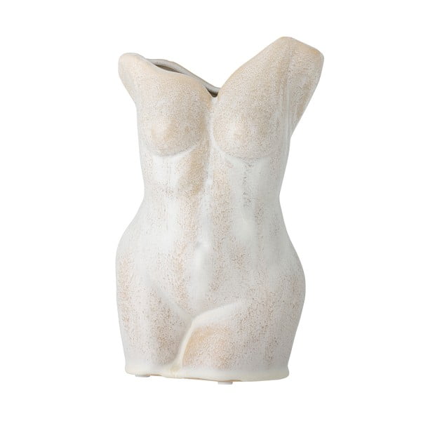Krémová váza z kameniny Athena – Bloomingville-image-4