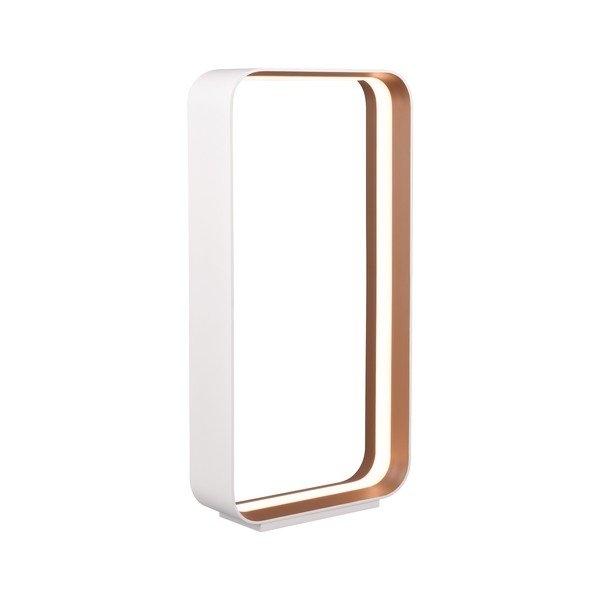 Bílá LED stolní lampa s hlasovým ovládáním/s ovládáním pomocí mobilní aplikace s kovovým stínidlem (výška 61 cm) Cizione – CINQUE-image-2