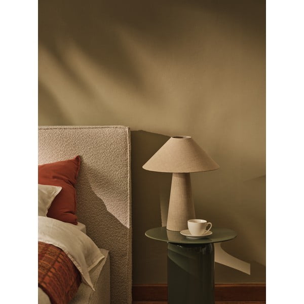 Krémové čalouněné čelo postele 249x100 cm Olivia – Micadoni -image-2