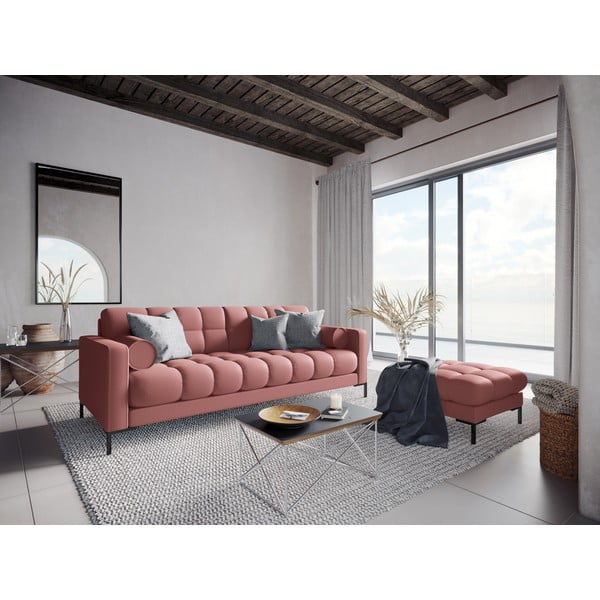 Růžová podnožka Cosmopolitan Design Bali, 60 cm-image-4