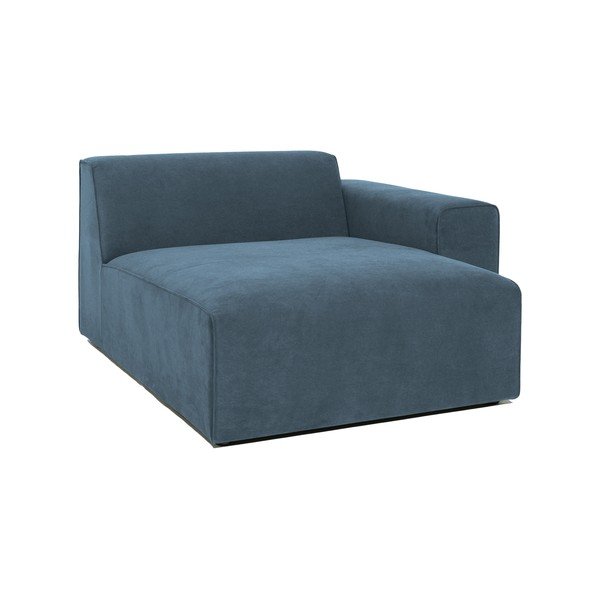 Modrý manšestrový modul pohovky (pravý roh) Sting – Scandic-image-1