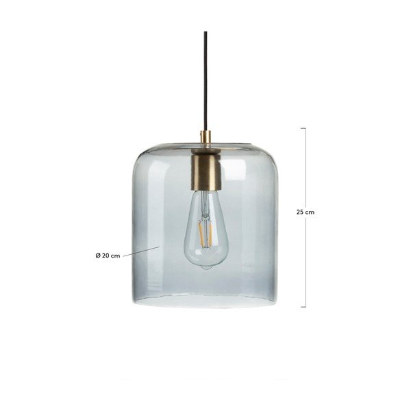 Skleněné závěsné svítidlo Kave Home Bobby-image-2