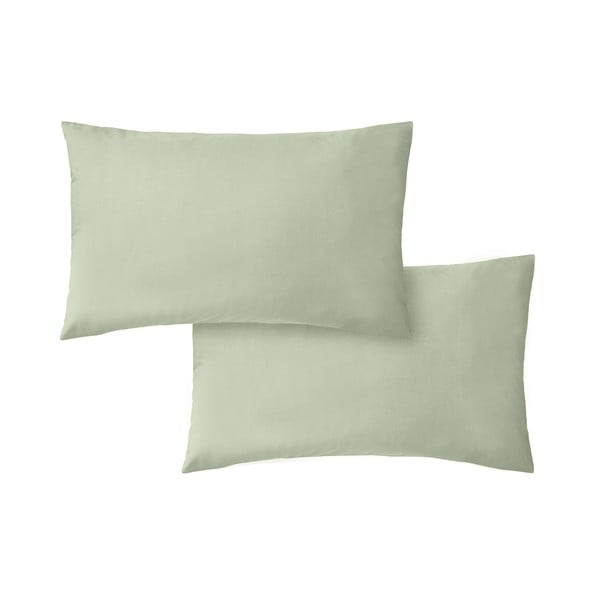 Povlaky na polštáře v sadě 2 ks z bavlněného perkálu 50x75 cm Cotton Percale – Bianca