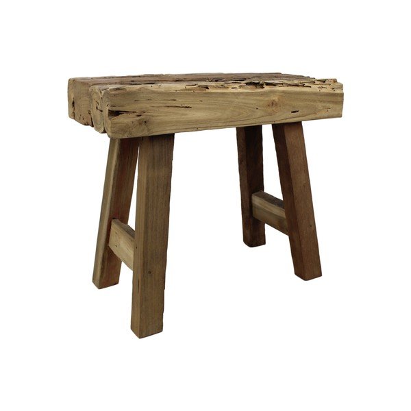 Stolička z neopracovaného teakového dřeva HSM collection Rustic-image-4